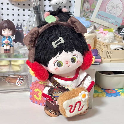 子犬と木苺のピクニックコーデセット【20cm】