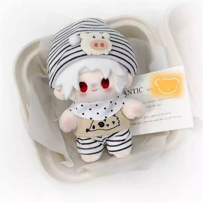 しましまハリネズミの夢見るピクニックセット【10cm】