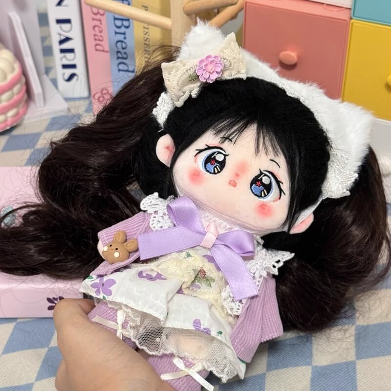 小さな妖精のラベンダードレスセット【20cm】