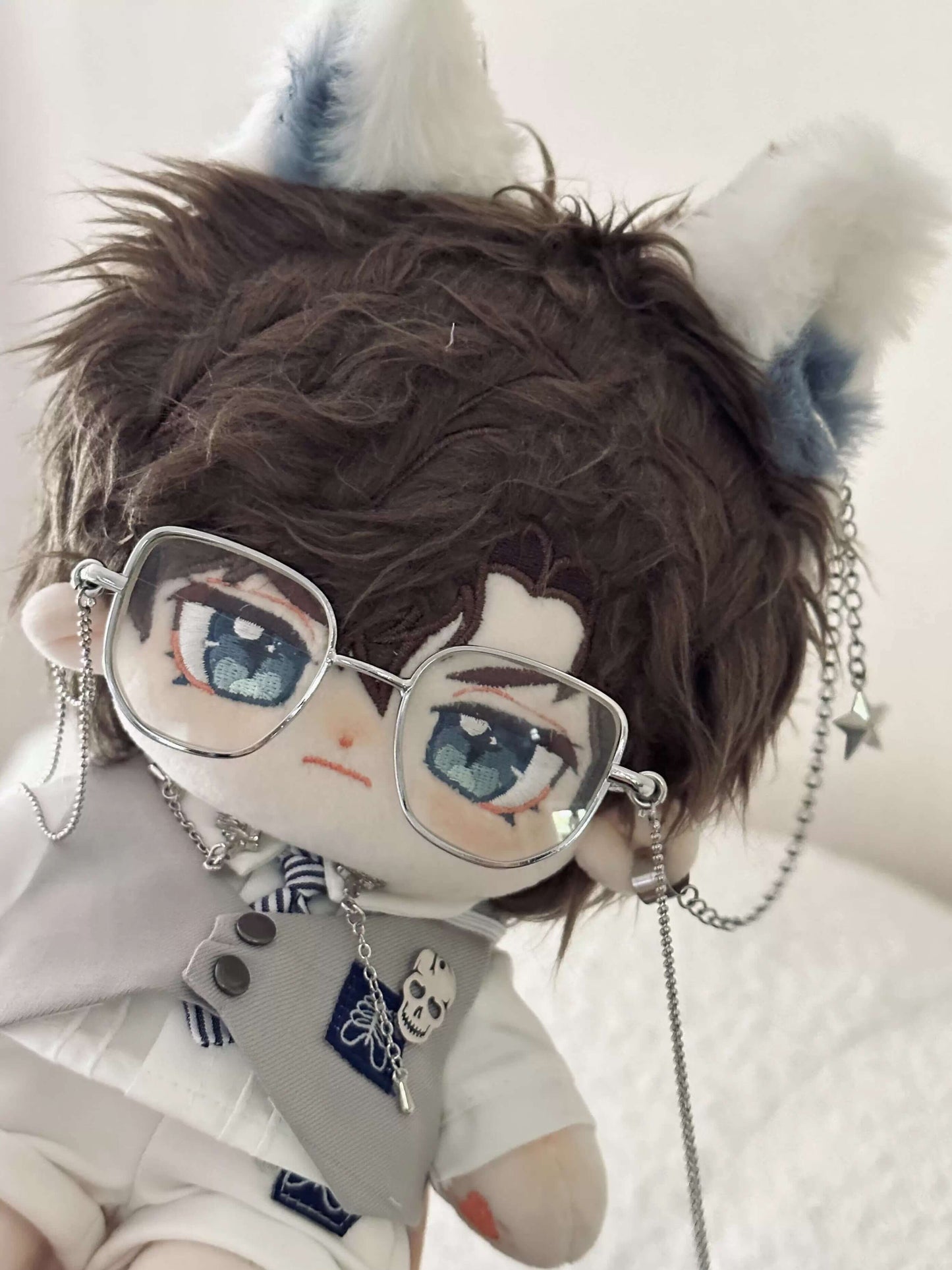 銀狼と秘密のホワイトスーツセット【20cm】