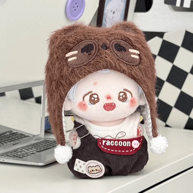 もふもふアライグマのお出かけセット【10cm】