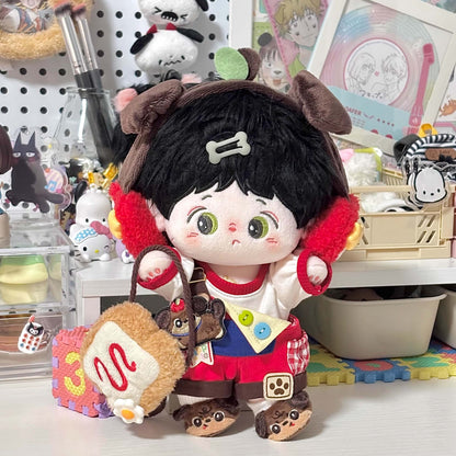 子犬と木苺のピクニックコーデセット【20cm】