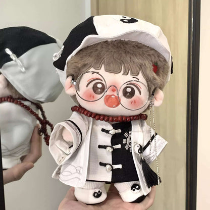 陰陽の導きモノクロ道士セット【20cm】