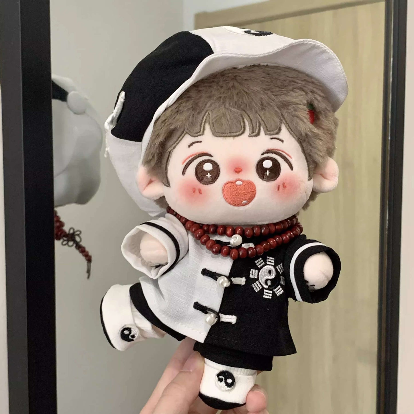 陰陽の導きモノクロ道士セット【20cm】