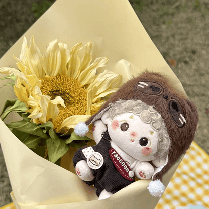 もふもふアライグマのお出かけセット【10cm】