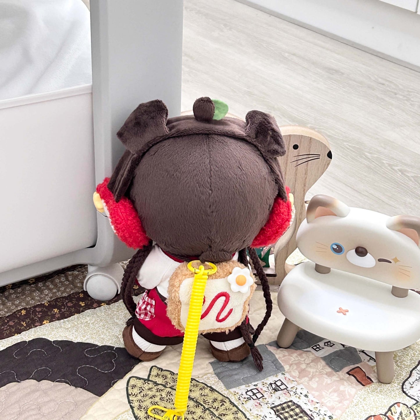 子犬と木苺のピクニックコーデセット【20cm】