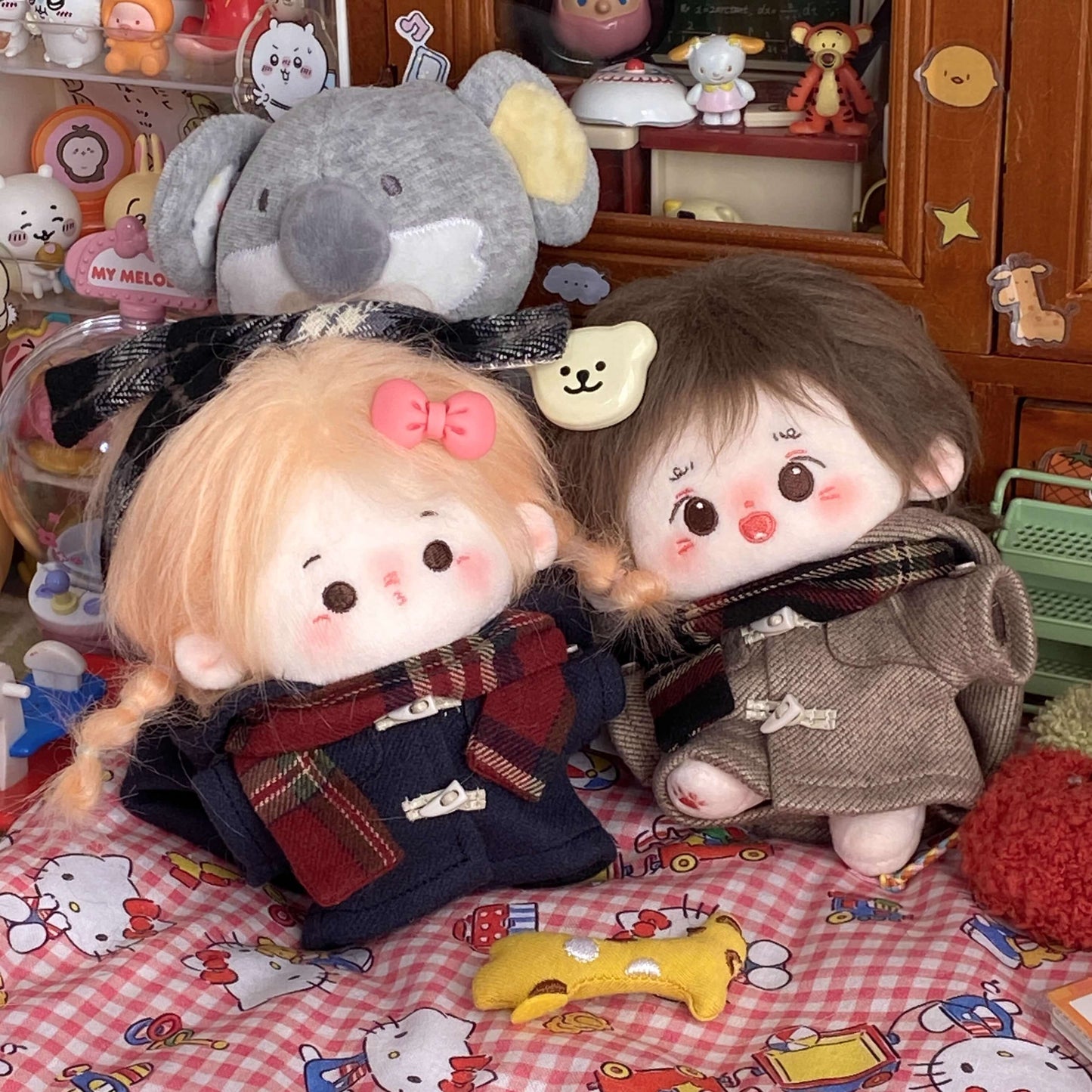 木枯らし広場のぬくもりダッフルコートセット【10cm】（全4色）