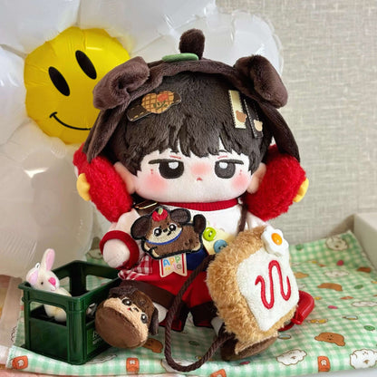 子犬と木苺のピクニックコーデセット【20cm】